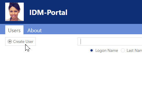 Benutzer anlegen mit IDM-Portal