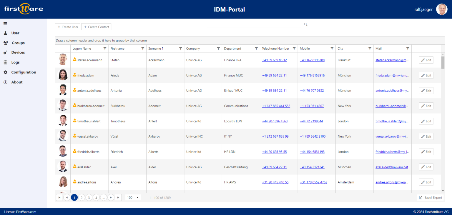 First Idm Interface New version IDM-Portal 5.0 - Customized identity and access management ...