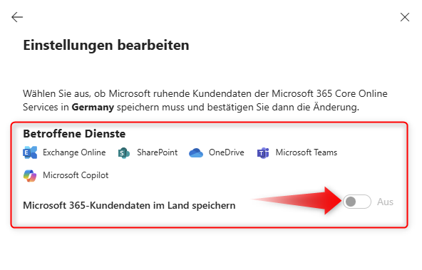 Warum der Schalter bei Ihnen fehlt oder ausgegraut ist
